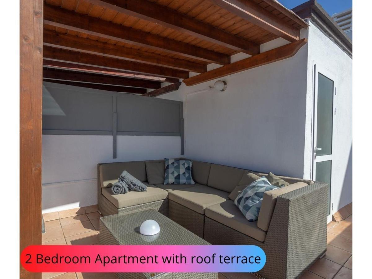 Desirable Rooftop Terrace , 2 Bedroom Apartment With Wifi In Costa Adeje Callao Salvaje Exterior photo