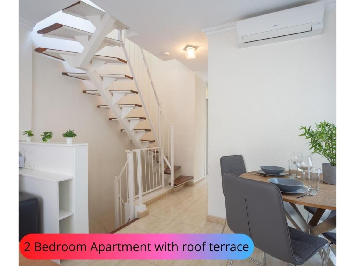 Desirable Rooftop Terrace , 2 Bedroom Apartment With Wifi In Costa Adeje Callao Salvaje Exterior photo