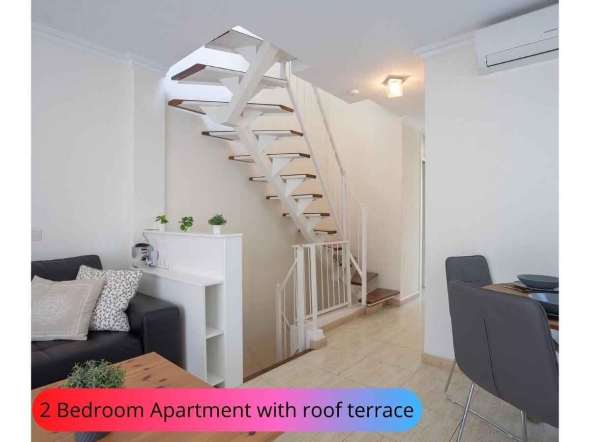 Desirable Rooftop Terrace , 2 Bedroom Apartment With Wifi In Costa Adeje Callao Salvaje Exterior photo