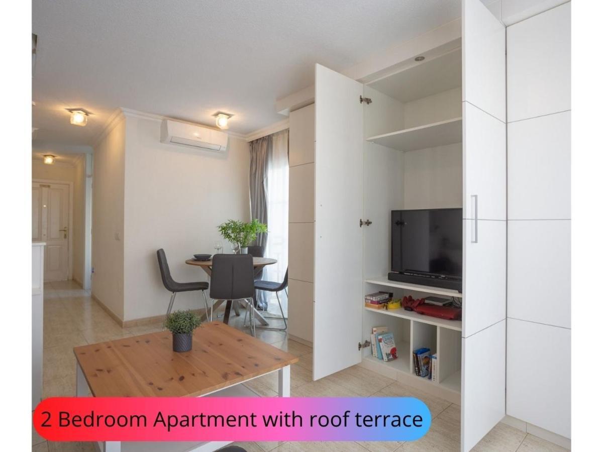 Desirable Rooftop Terrace , 2 Bedroom Apartment With Wifi In Costa Adeje Callao Salvaje Exterior photo