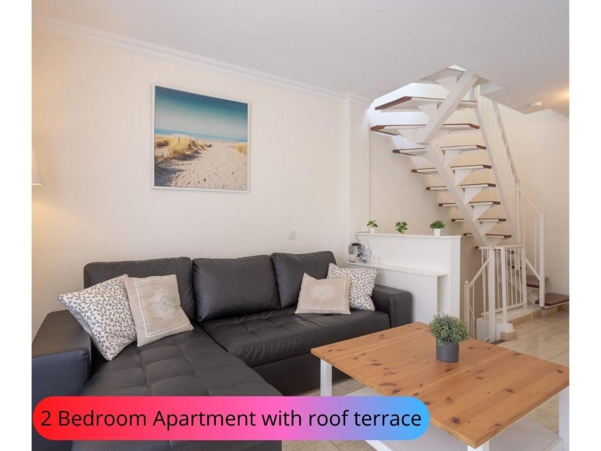 Desirable Rooftop Terrace , 2 Bedroom Apartment With Wifi In Costa Adeje Callao Salvaje Exterior photo