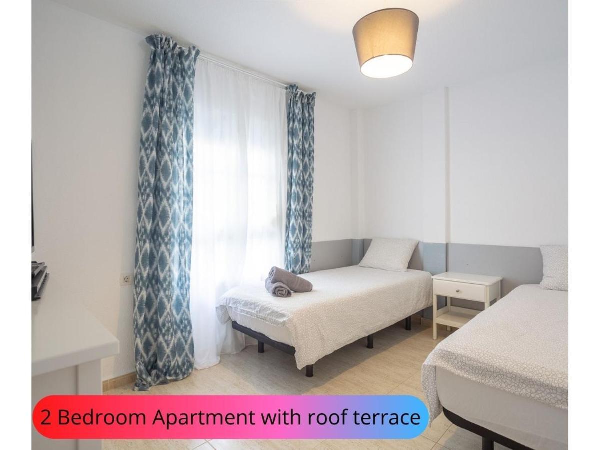 Desirable Rooftop Terrace , 2 Bedroom Apartment With Wifi In Costa Adeje Callao Salvaje Exterior photo