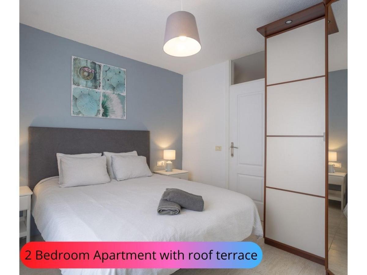 Desirable Rooftop Terrace , 2 Bedroom Apartment With Wifi In Costa Adeje Callao Salvaje Exterior photo