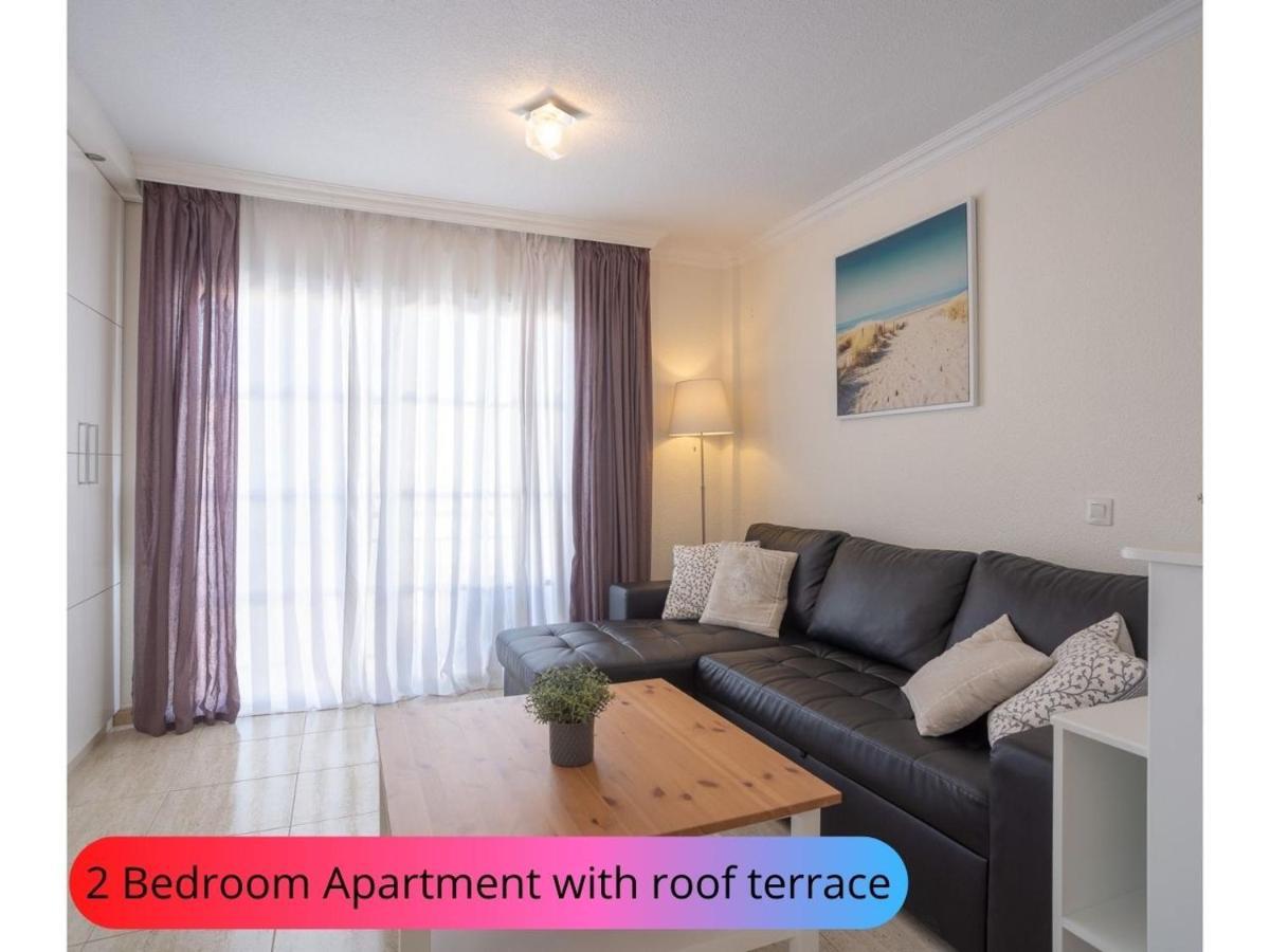 Desirable Rooftop Terrace , 2 Bedroom Apartment With Wifi In Costa Adeje Callao Salvaje Exterior photo